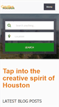 Mobile Screenshot of creativehouston.org